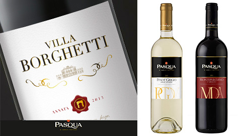 Etichette vini Pasqua